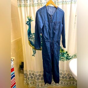 Gap denim jumpsuit